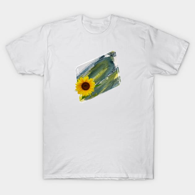 Spring Musings - Sunflower 1 T-Shirt by Musings Home Decor